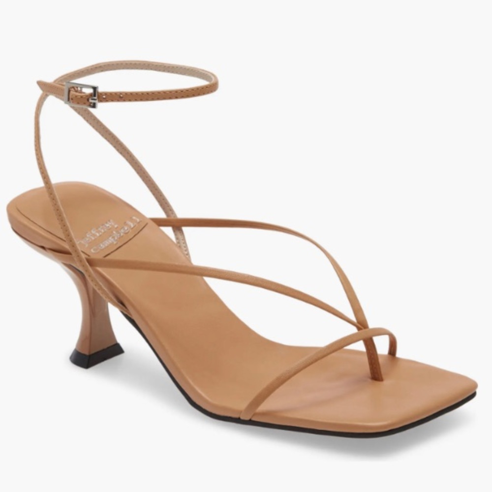 Jeffrey Campbell Ankle Strap Fluxx Sandal Nude
